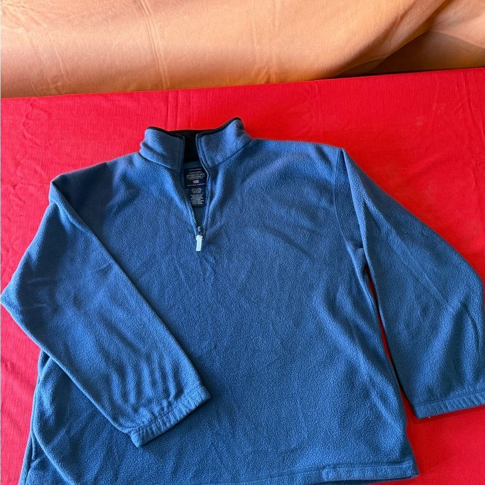 Faded Glory Men's Zip-Up Sweatshirt in Blue